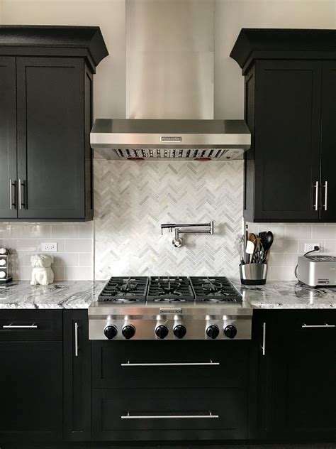 light gray espresso cabinets